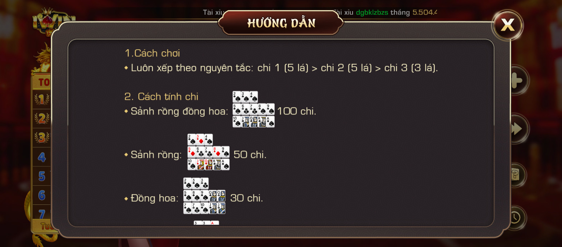 Hướng dẫn chơi Mậu Binh chi tiết tại iWin Club.