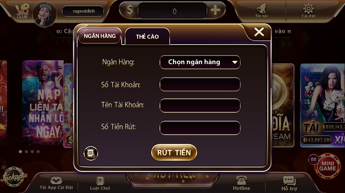 Game V8club có lừa đảo? Bằng chứng? Thắng lớn không cho rút tiền?