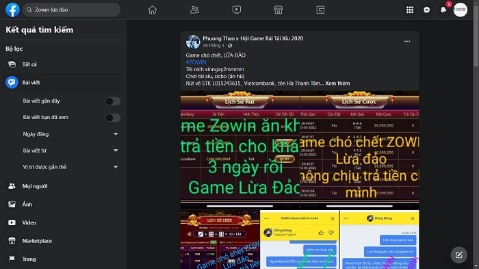 Game Zowin có lừa đảo? Bằng chứng? Thắng lớn không cho rút tiền?